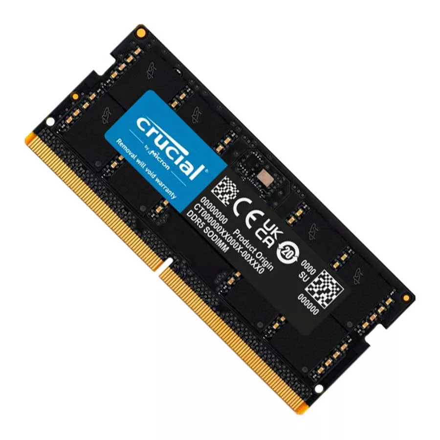 رم لپ تاپ DDR5 تک کاناله 4800 مگاهرتز CL40 کروشیال مدل CT16 ظرفیت 16 گیگابایت