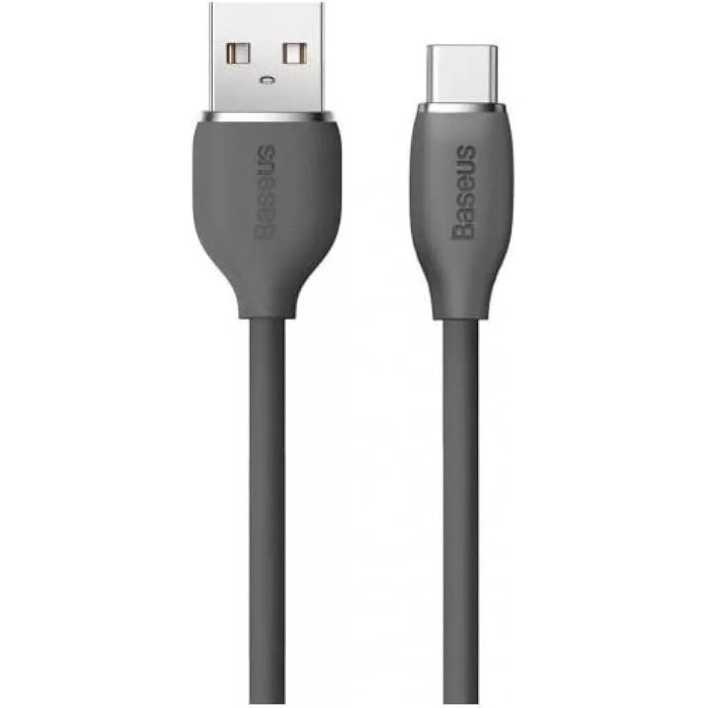 کابل تبدیل USB به USB-C باسئوس مدل JELLY LIQUID SILICA GEL 100W طول 2 متر