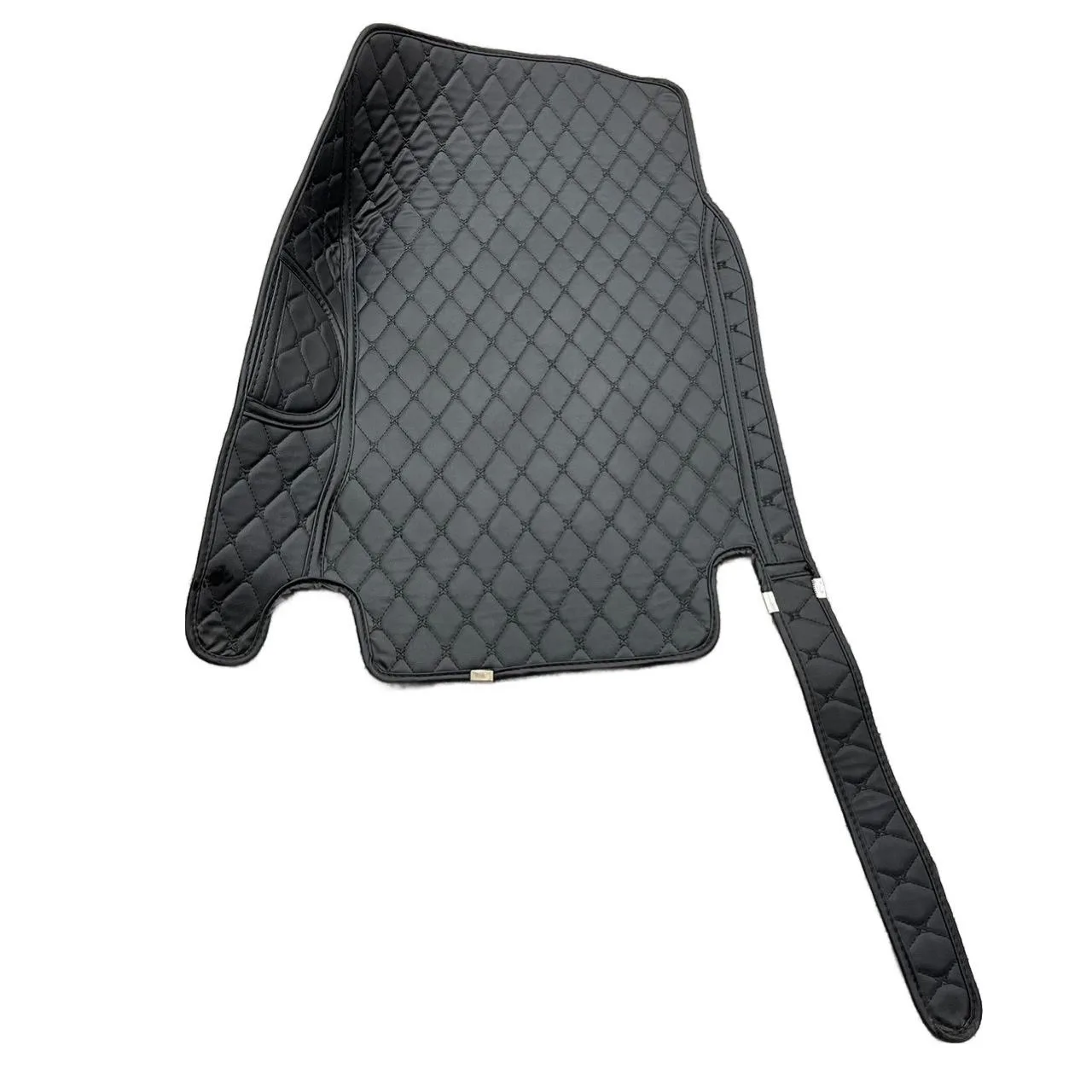 کفپوش جلو خودرو پنجبعدی مدل چرم گلدوزی مناسب برای رنو تالیسمان