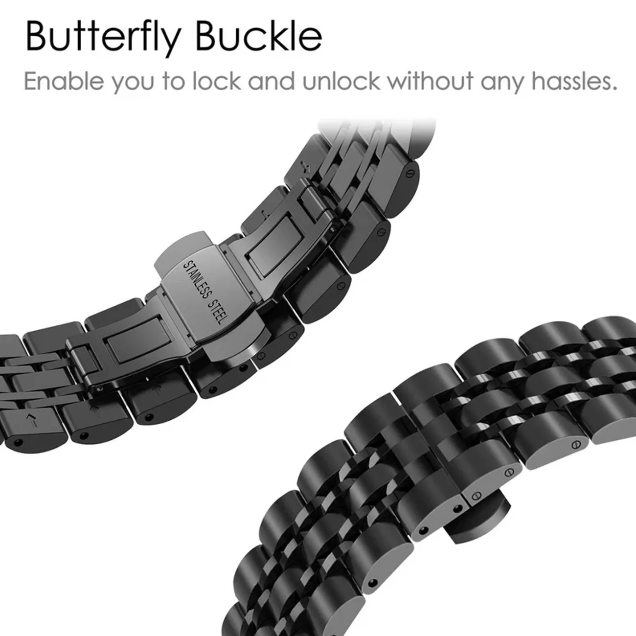 بند اسپریگ مدل 7BeadLUX مناسب برای اپل واچ Series 7 45mm / Series 8 45mm / Series 9 45mm به همراه کاور