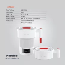 کتری برقی پرودو مدل PD-KTLD850W-WH گنجایش 0.6 لیتر