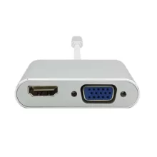 مبدل USB-C به HDMI/VGA مدل S-1606