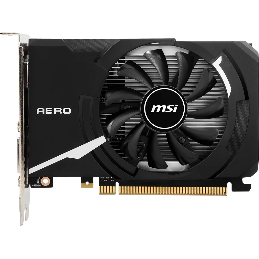 کارت گرافیک ام اس آی مدل GeForce GT 1030 AERO ITX 2GD4 OCV1