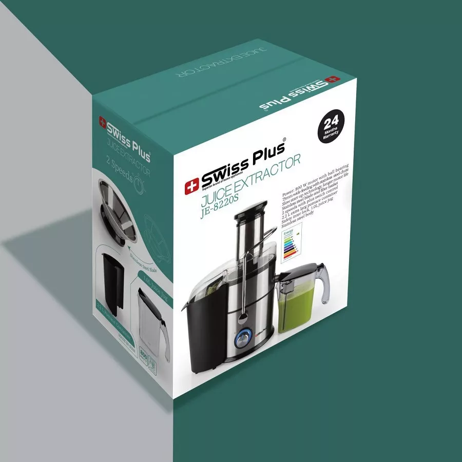 آبمیوه گیری سوئیس پلاس مدل JE-822S