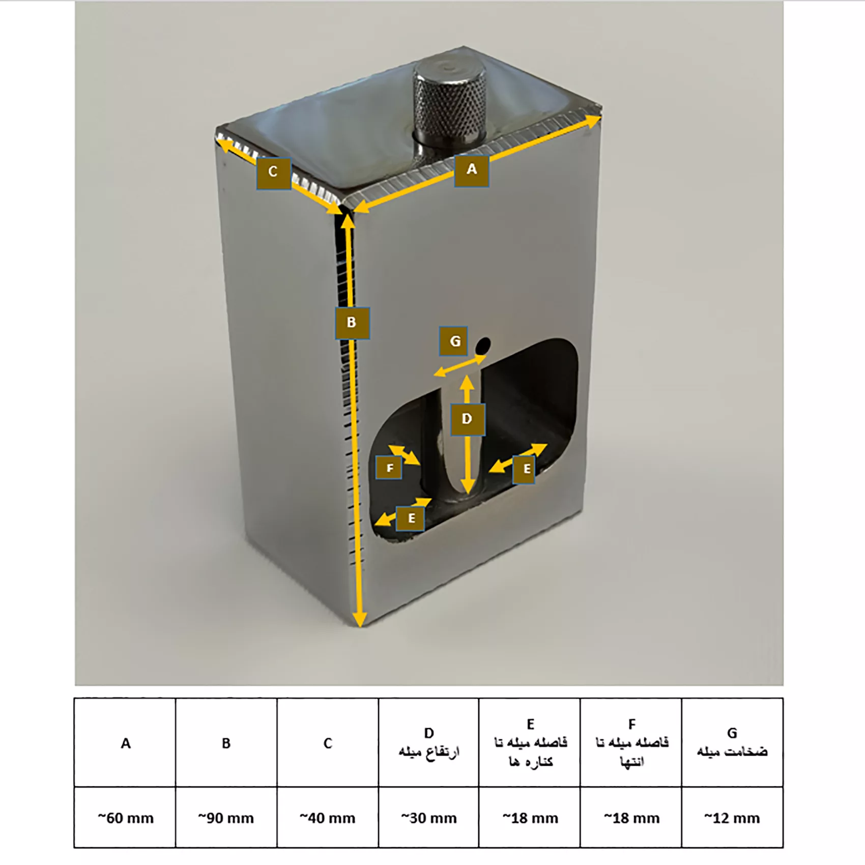 قفل كهن مدل گارددار كليد هيدروديسكي كد 85