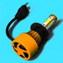 هدلایت نور پایین چراغ جلو تک حالته بست یدک مدل یخی پایه H7 مناسب برای پراید 132 و 111 بسته 2 عددی