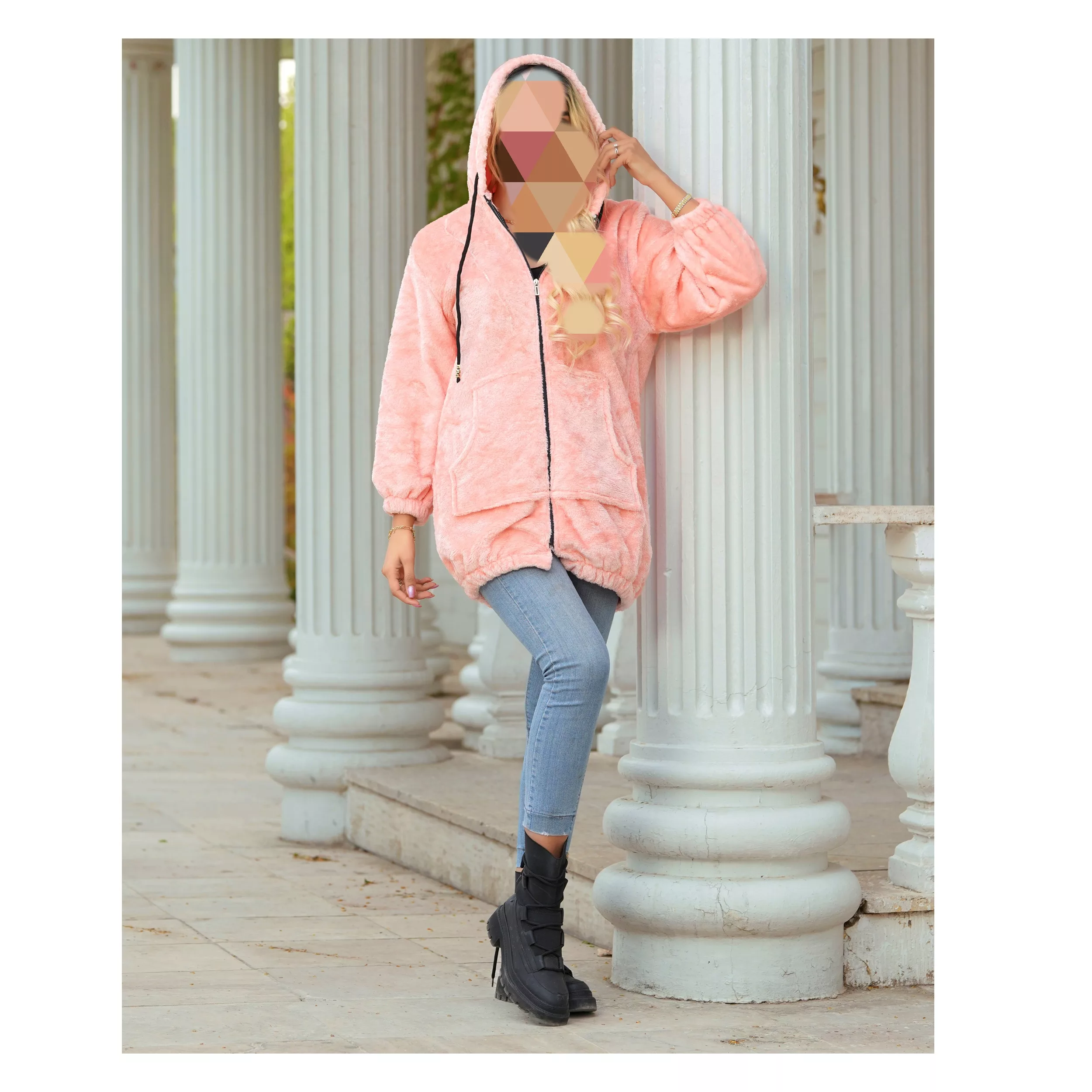 سویشرت زنانه مدل تدی کد 548