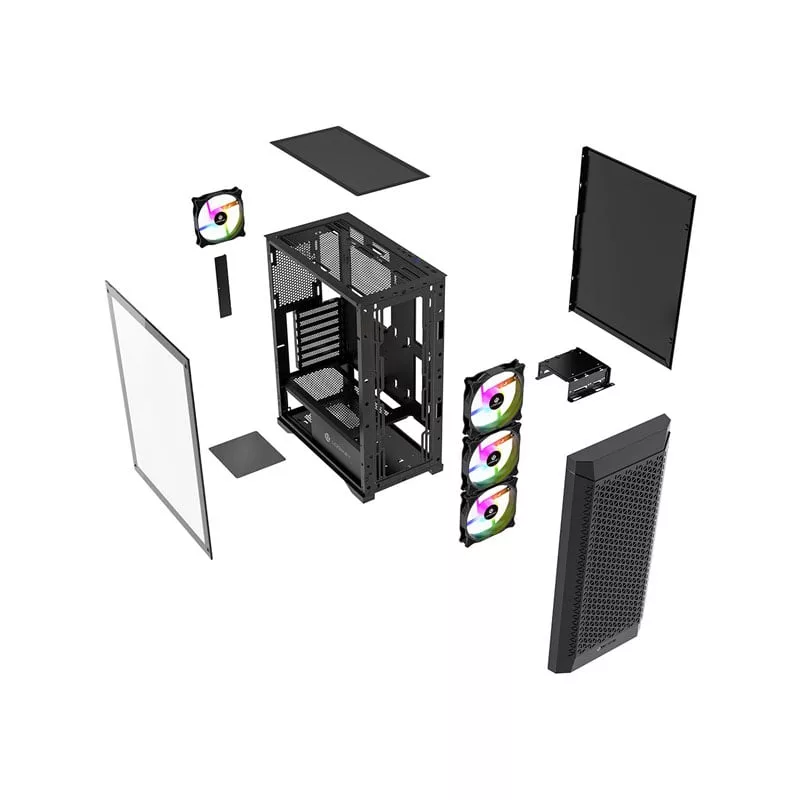کیس کامپیوتر لاجی کی مدل LK-C284B