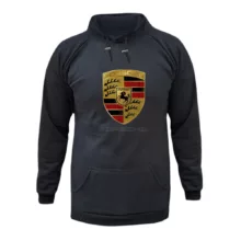 هودی زنانه مدل لوگو‌ کد ۱۳ رنگ ذغال سنگی