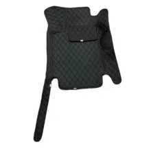 کفپوش جلو خودرو پنجبعدی مدل چرم گلدوزی مناسب برای رنو تالیسمان