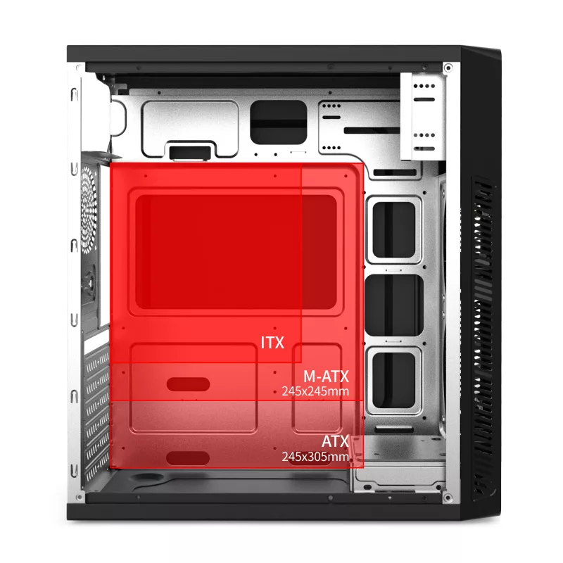 کیس کامپیوتر هایپرکوول مدل J04-USB3.0
