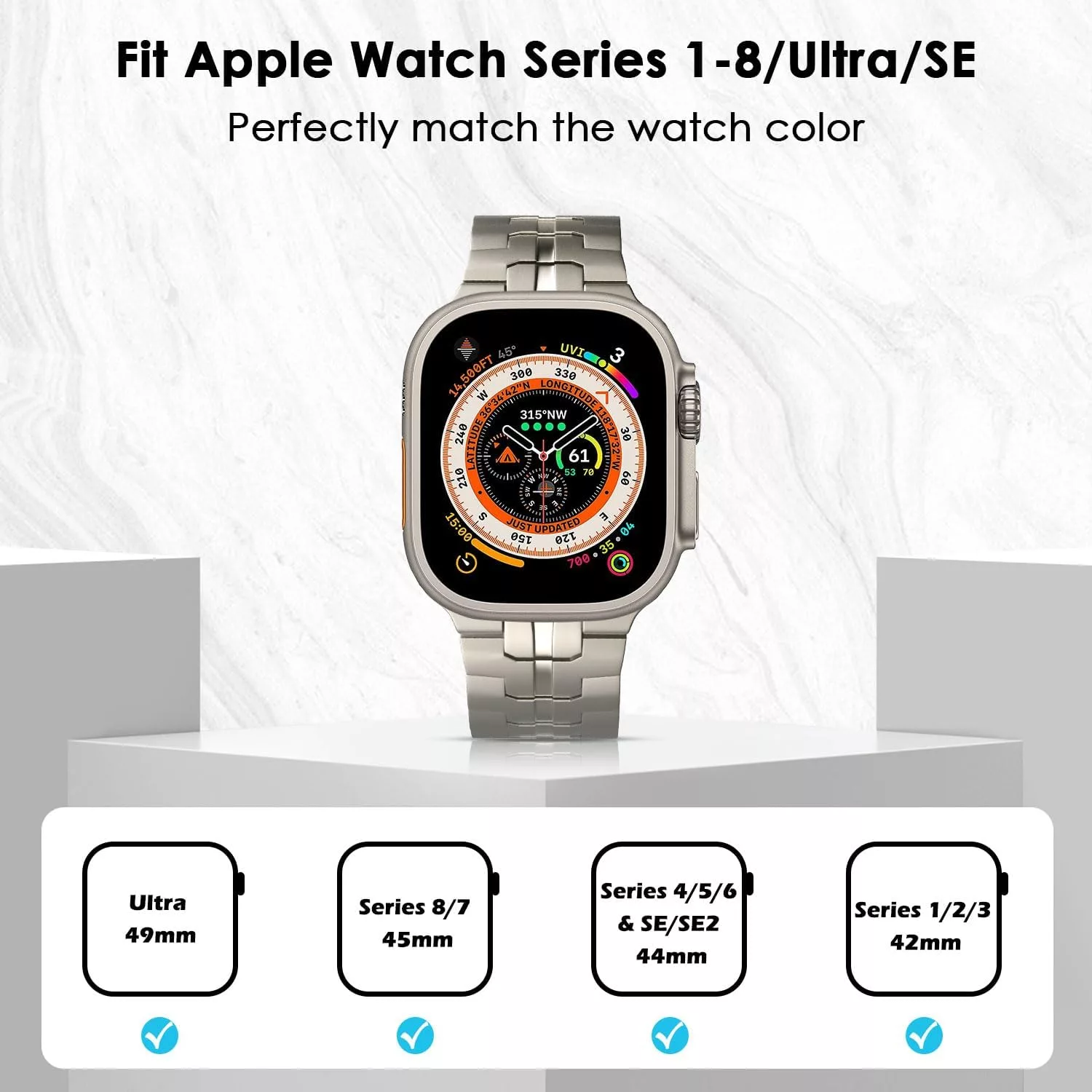 بند دریم مدل MoKo مناسب برای اپل واچ سری اولترا