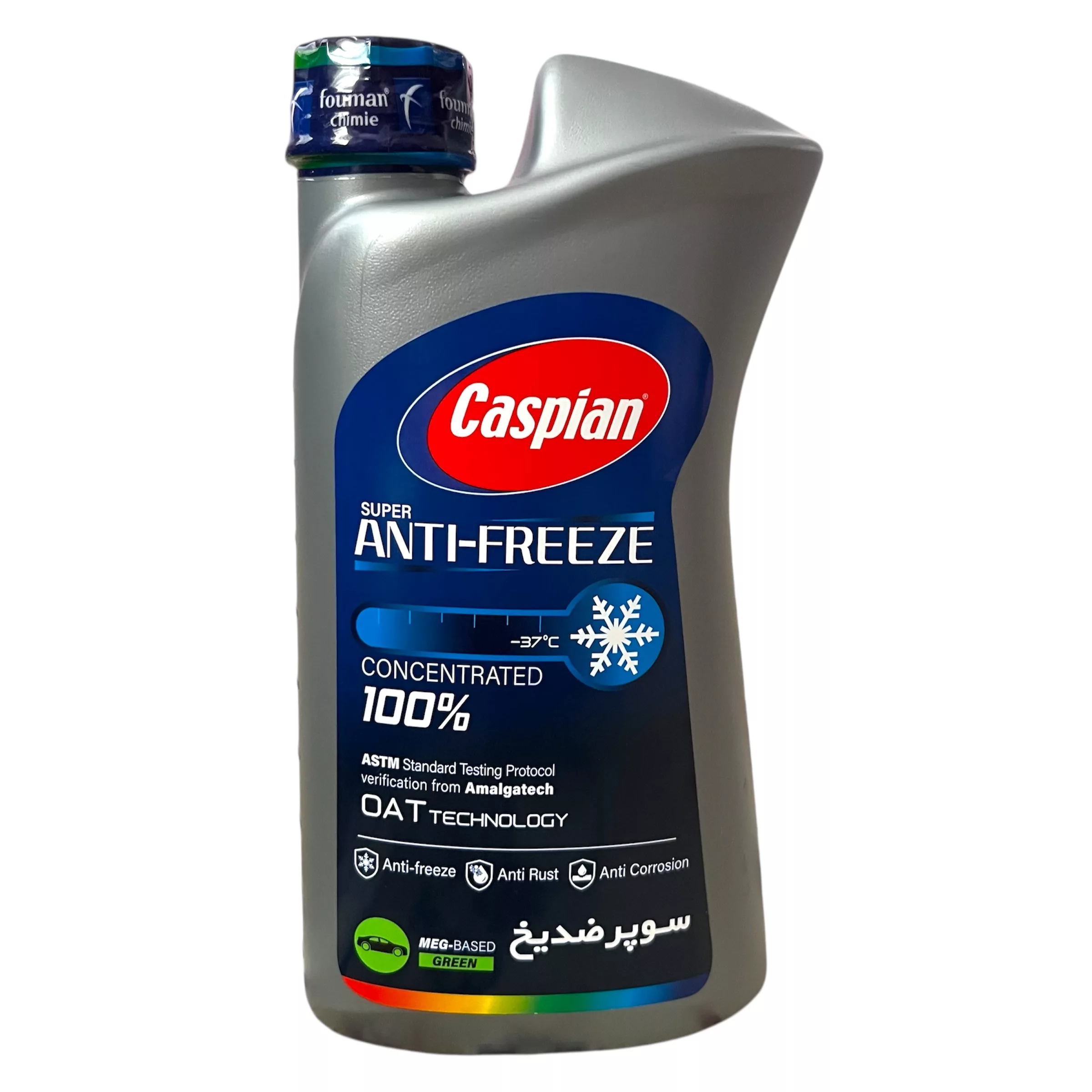 ضدیخ و ضدجوش 100 درصد خالص کاسپین مدل Four Seasons حجم 900 میلی لیتر بسته 4 عددی