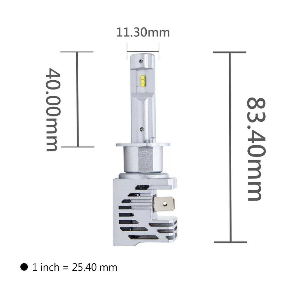 لامپ هدلایت خودرو مدل 2024M3 پایه H3 بسته دو عددی