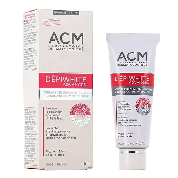 کرم ضد لک صورت و بدن ای سی ام مدل DepiWhite Advanced new مناسب برای انواع پوست حجم 40 میلی لیتر