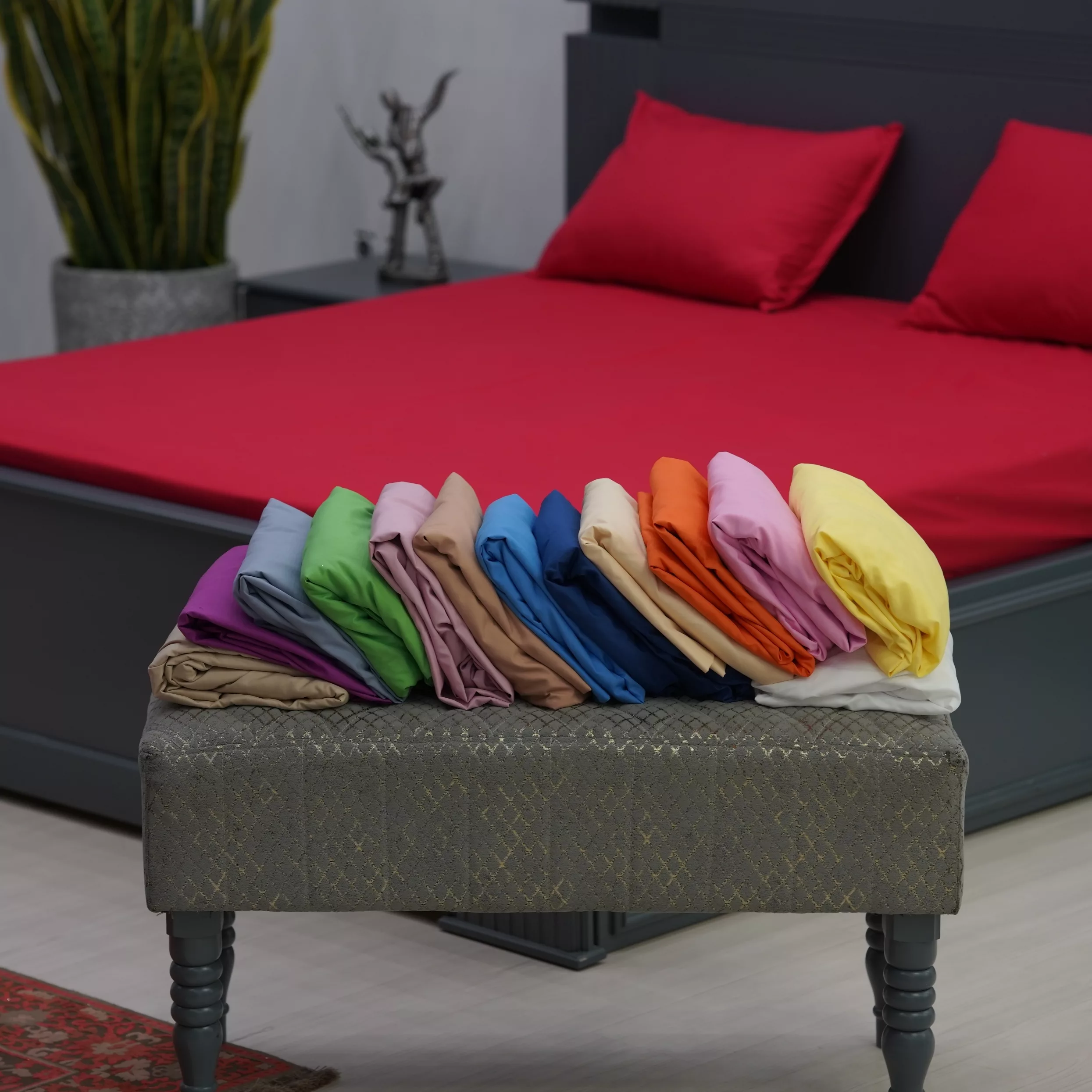 سرویس روتختی مدل AYH-1001 دو نفره 3 تکه سایز 180 در 200