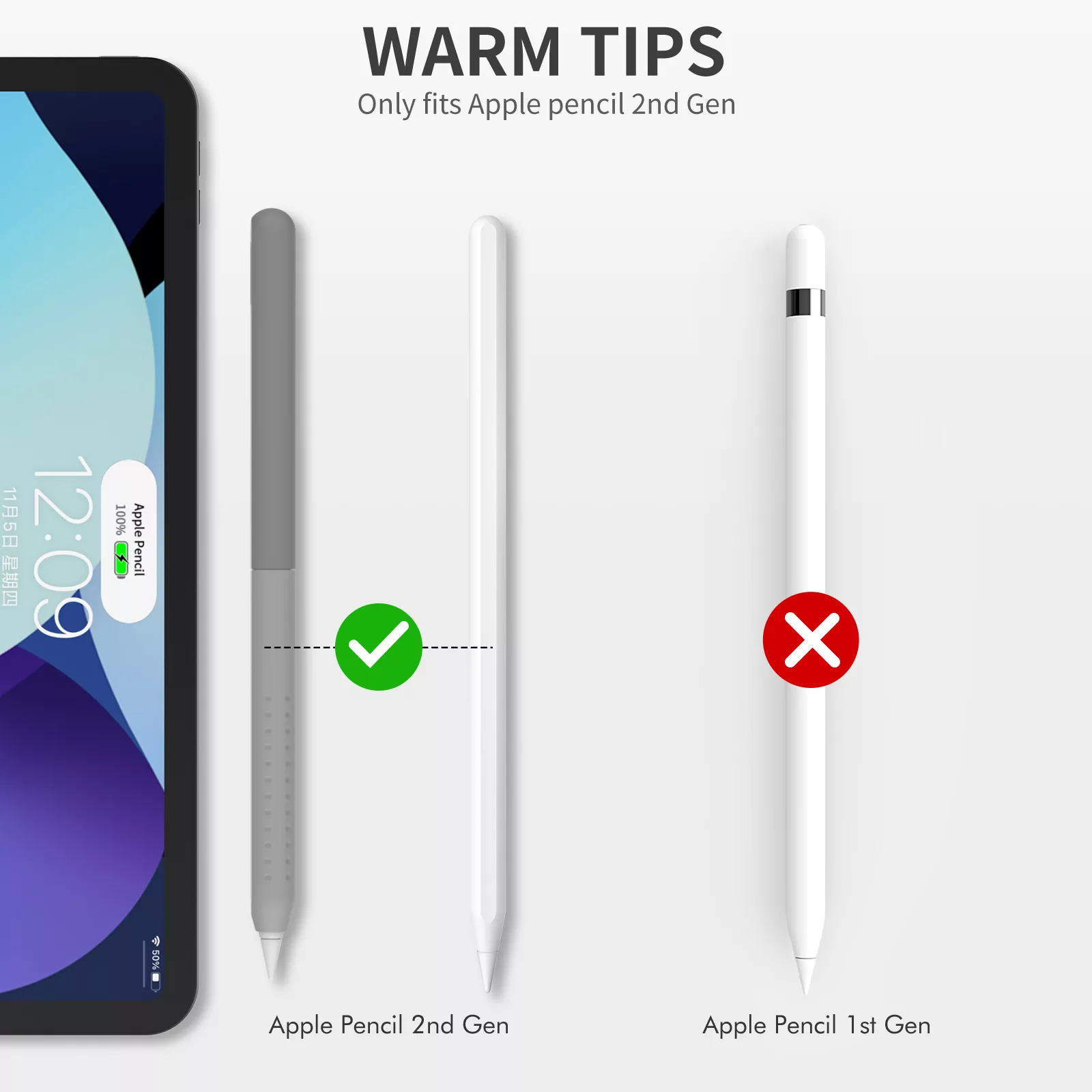 کاور آهااستایل مدل PT182 مناسب برای قلم لمسی اپل نسل 2