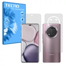 محافظ صفحه نمایش شفاف تکنو مدل Resistant مناسب برای گوشی موبایل آنر X9c به همراه محافظ پشت گوشی