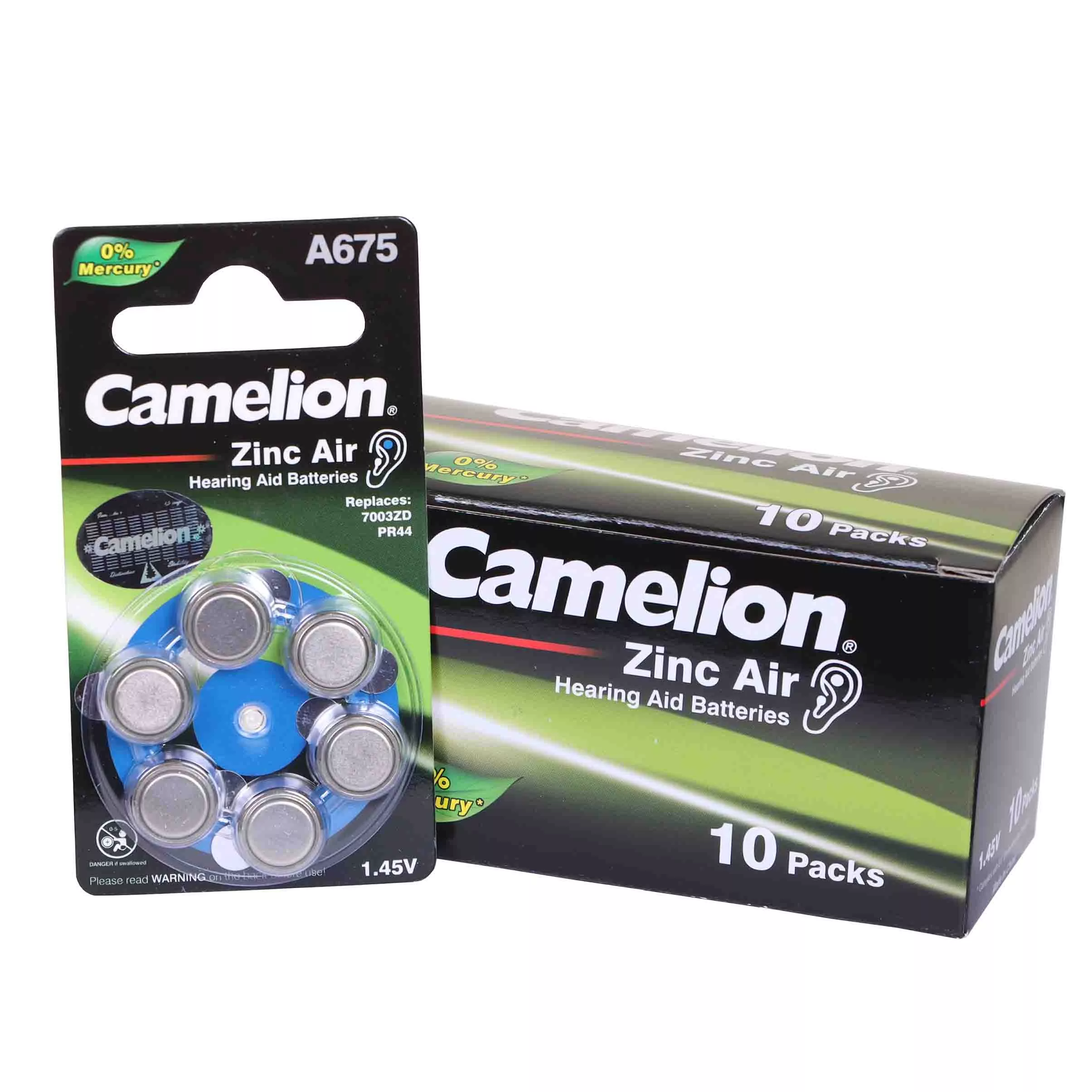 باتری سمعک کملیون مدل 675 بسته 60 عددی