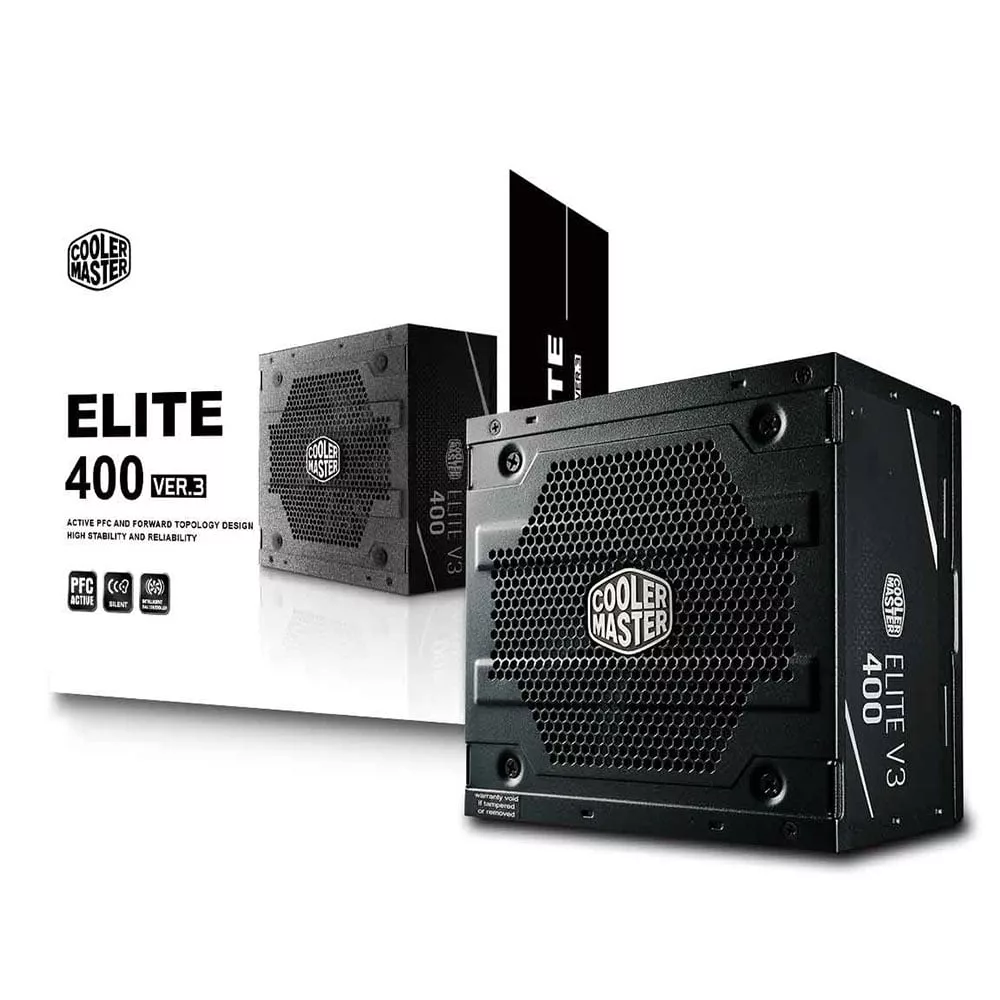 منبع تغذیه کامپیوتر کولر مستر مدل ELITE 400W - V3