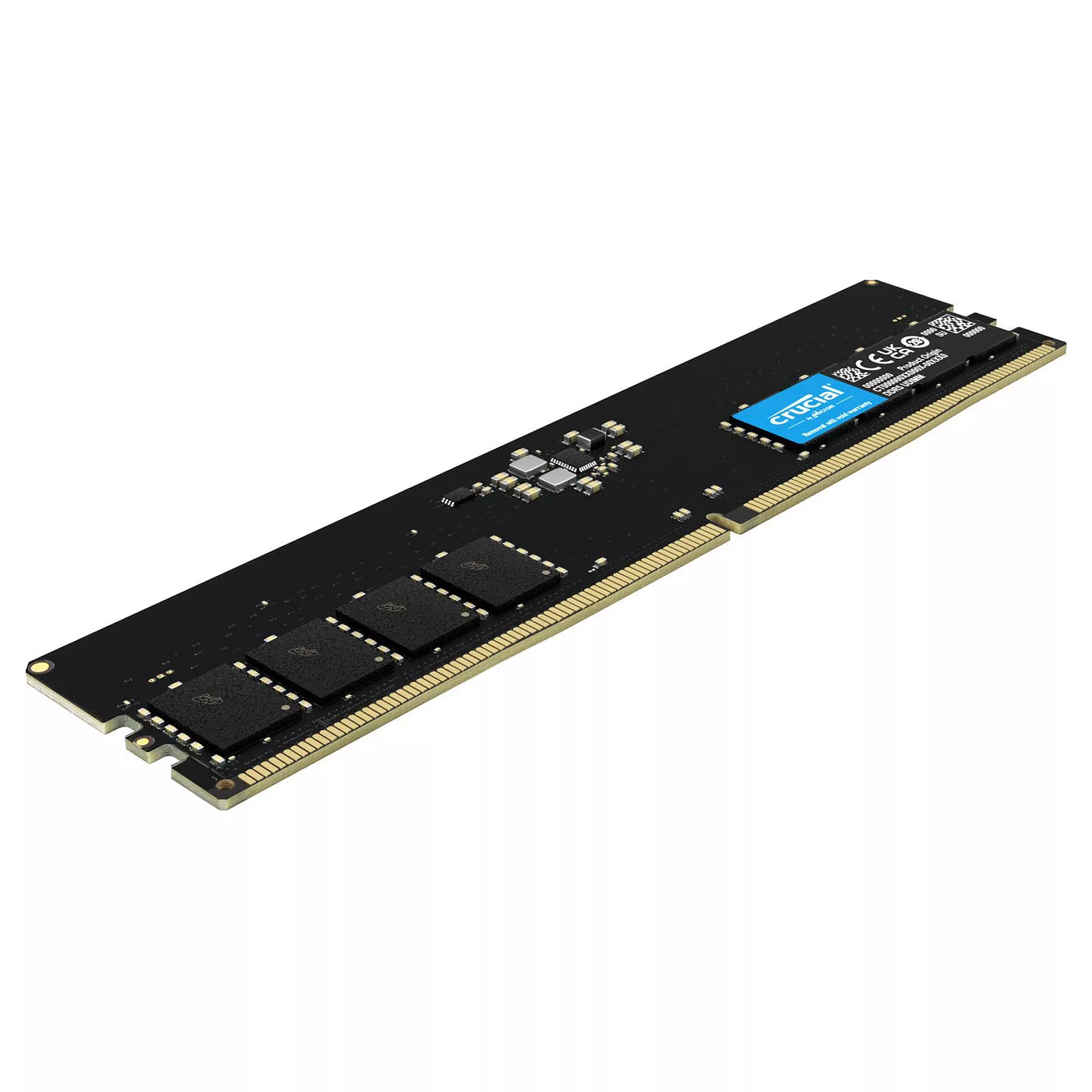 رم دسکتاپ DDR5 تک کاناله 4800 مگاهرتز CL40 کروشیال مدل CT32 ظرفیت 32 گیگابایت
