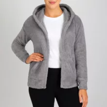 سویشرت زنانه هلکاپاژ مدل کلاهدار تدی