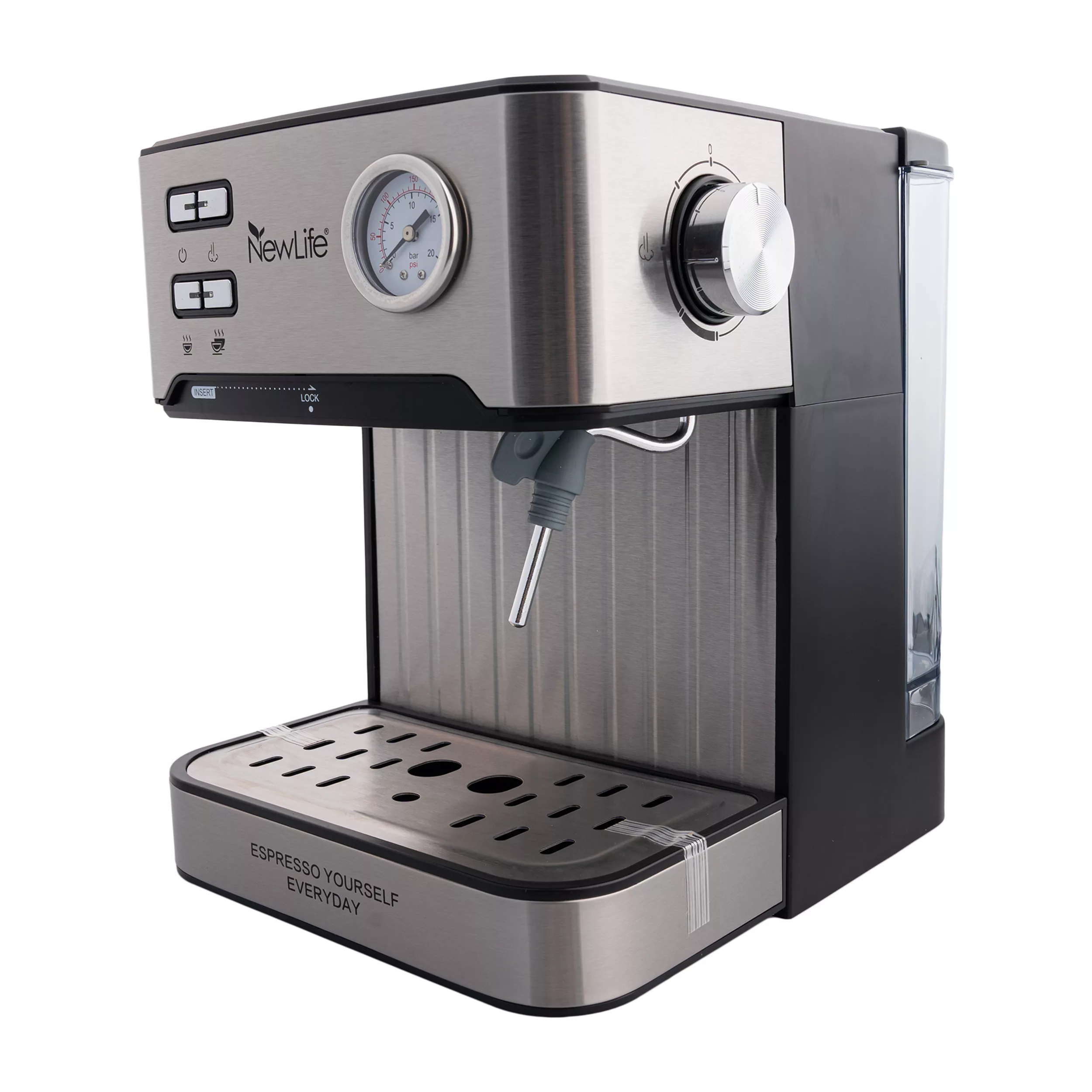 اسپرسو ساز 1800 میلیلیتر نیو لایف مدل EMP-13S-410