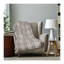 شال مبل برق لامع طرح مینیاتور سایز 140*130 سانتی متر