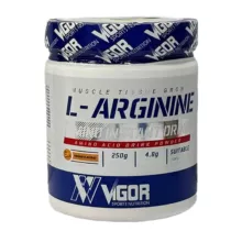 پودر ال آرژنین با طعم پرتقال ویگور – 250 گرم