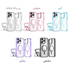 کاور سامورایی مدل Crystal Stand مناسب برای گوشی موبایل اپل iPhone 16 Pro
