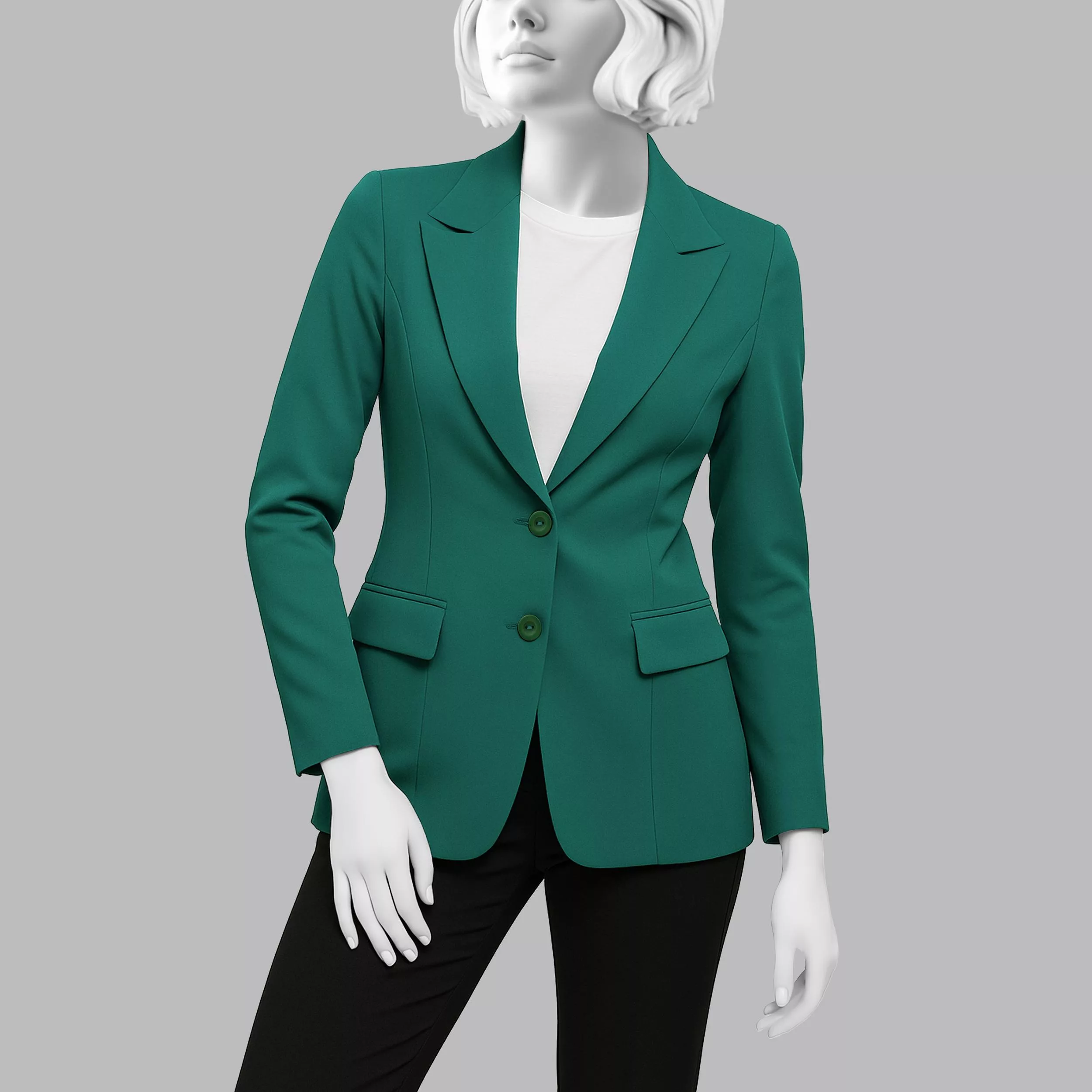 کت زنانه مدل 206Gr رنگ سبز