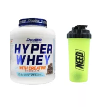 پودر ‌هایپر وی کراتین با طعم شکلات دوبیس – 2270 گرم به همراه شیکر