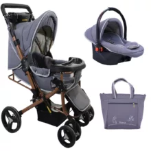 ست کالسکه و کریر ورسا  مدل درختی کد 1089 به همراه ساک لوازم کودک