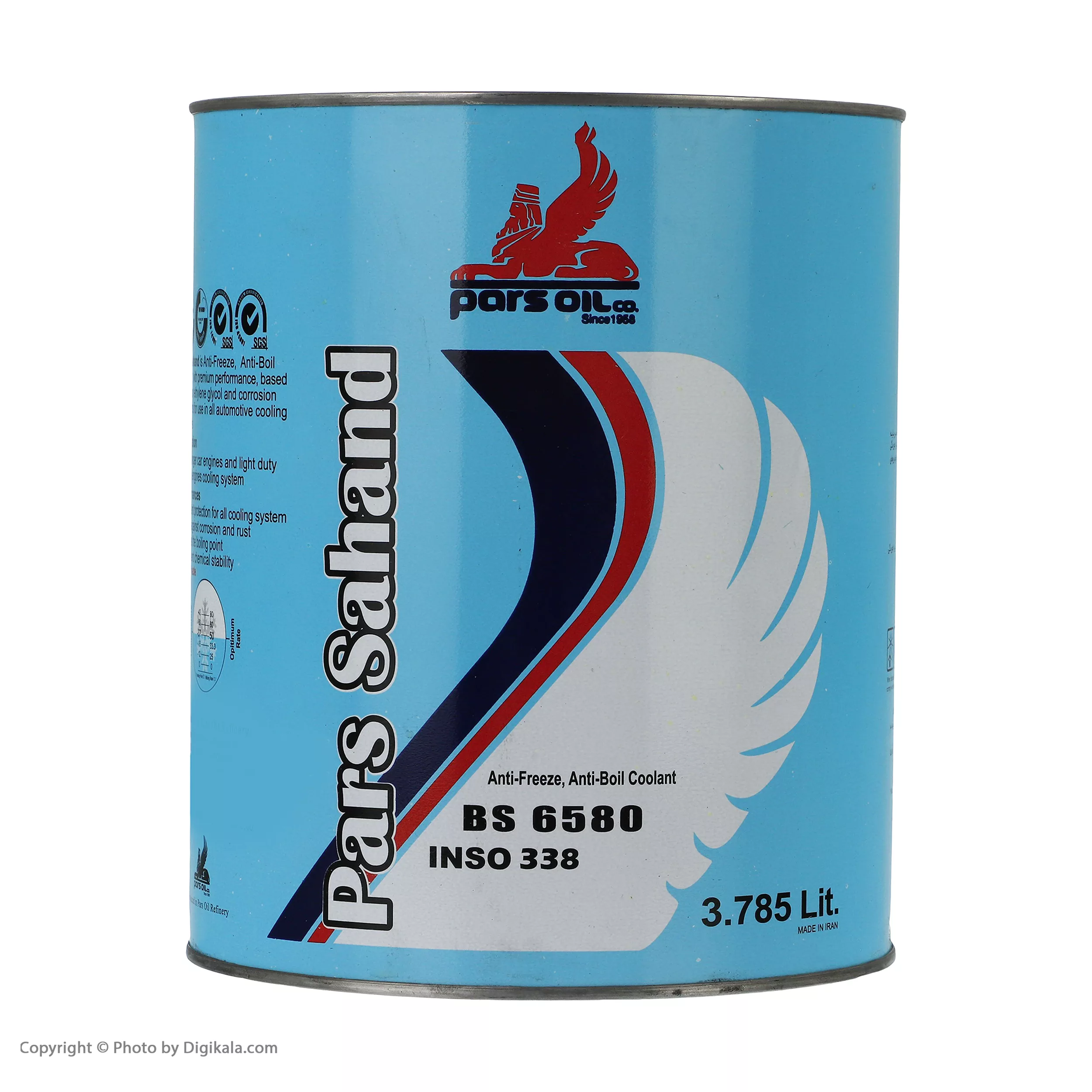 ضدیخ خودرو نفت پارس مدل BS6580 حجم 3.785 لیتر