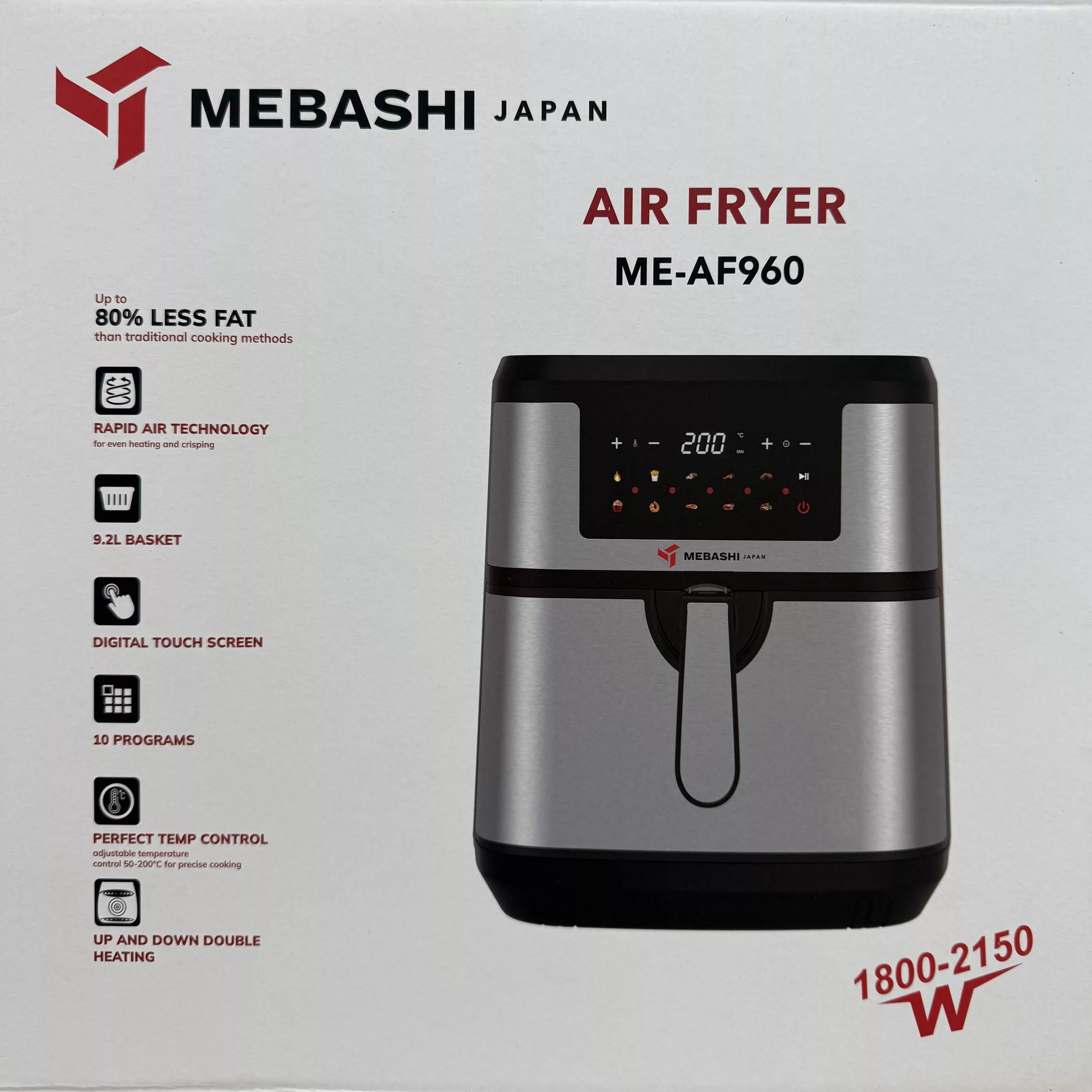 سرخکن 9 لیتر مباشی مدل ME-AF960