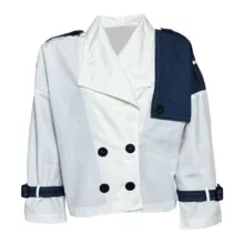 بارانی زنانه کد 7008 رنگ سفید