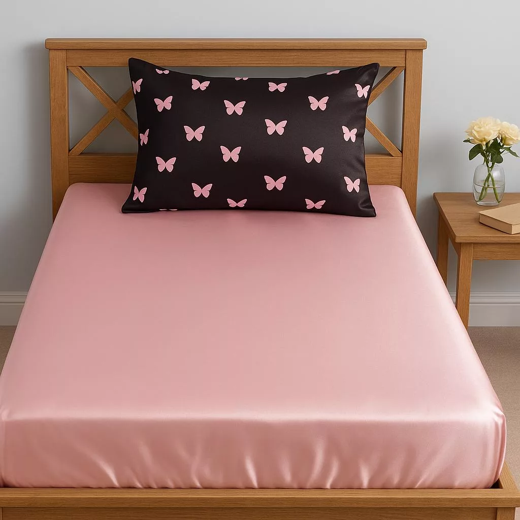 سرویس ملحفه 1 نفر 2 تکه مدل دور کش‌دار