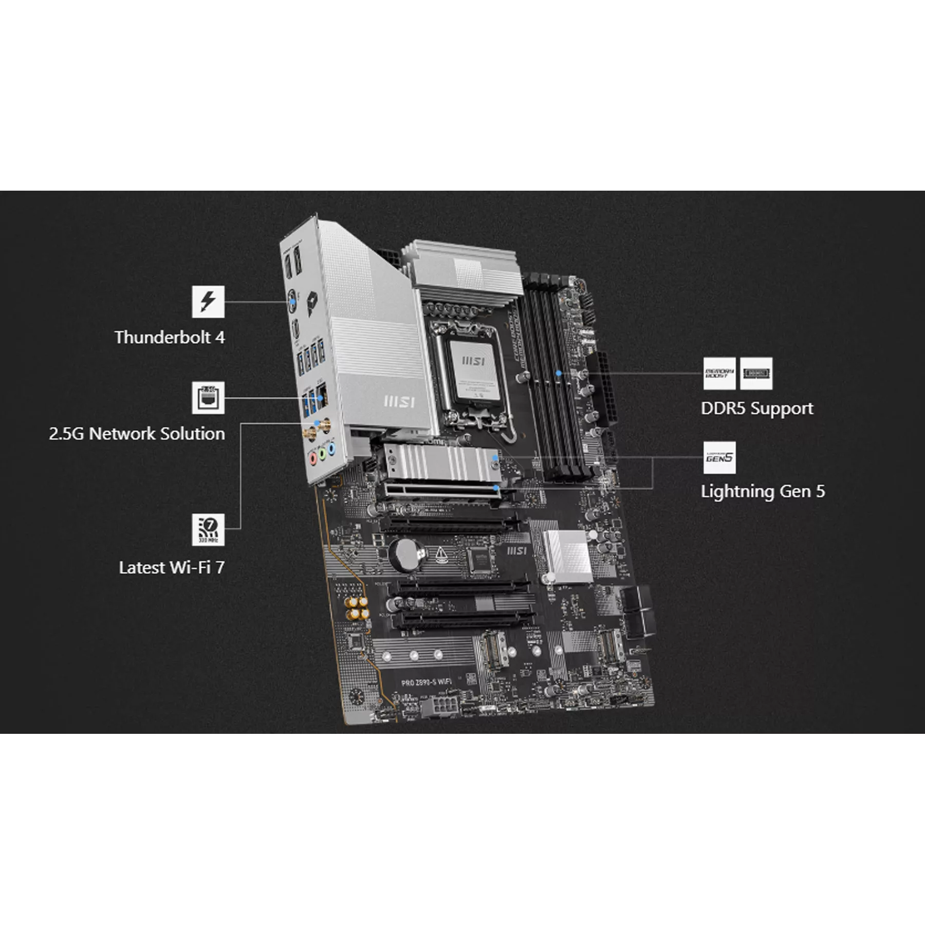مادربرد ام اس آی مدل PRO Z890-S WIFI