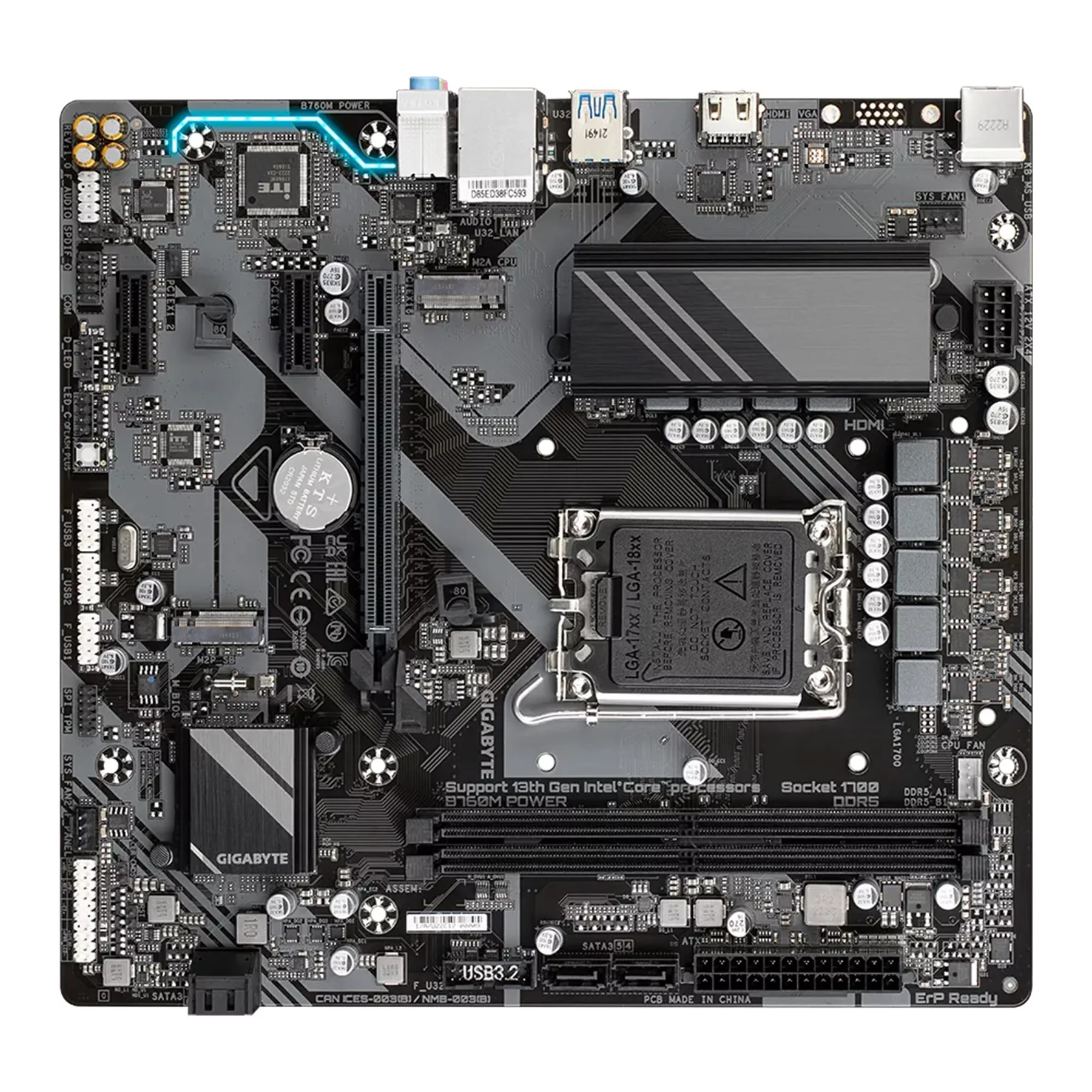 مادربرد گیگابایت مدل B760M POWER rev. 1.0