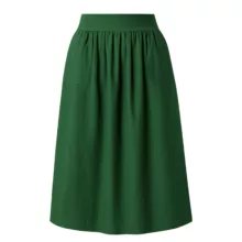 دامن چین‌دار زنانه مدل لنین دو جیب