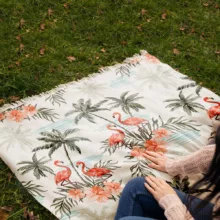 شال مبل مدل فلامینگو ها کد H2SH1005 سایز 100x180 سانتی متر