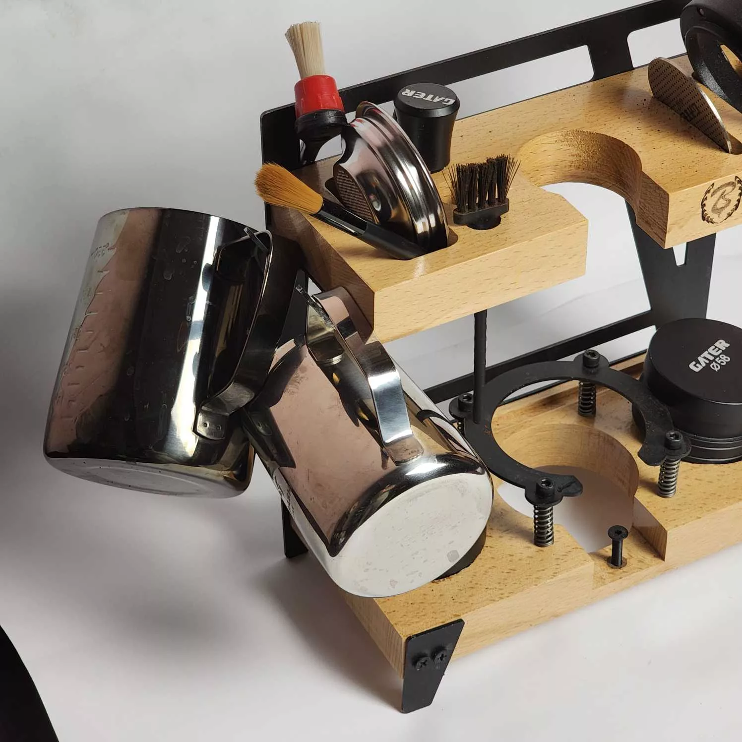 استند نگه دارنده باریستا اسپیس مدل چوبی کد 51