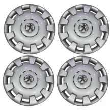 قالپاق چرخ مدل توربو بالانس سایز 14 اینچ مناسب پژو مجموعه 4 عددی