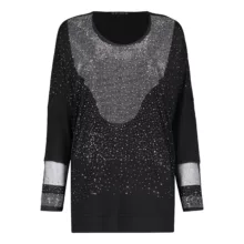 تونیک آستین بلند زنانه مدل تمام نگین 560