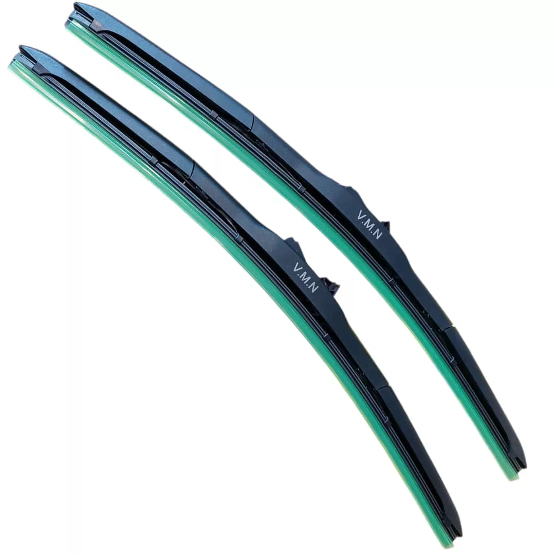 تیغه برف‌پاکن وی ام ان مدل هیبریدی "22+"22 اینج مناسب برای پژو 405 و ایسوزو بسته 2عددی