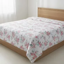 روکش لحاف پنبه انگلیش هوم مدل Chichi Roses یک نفره سایز 220×160 سانتی‌متر