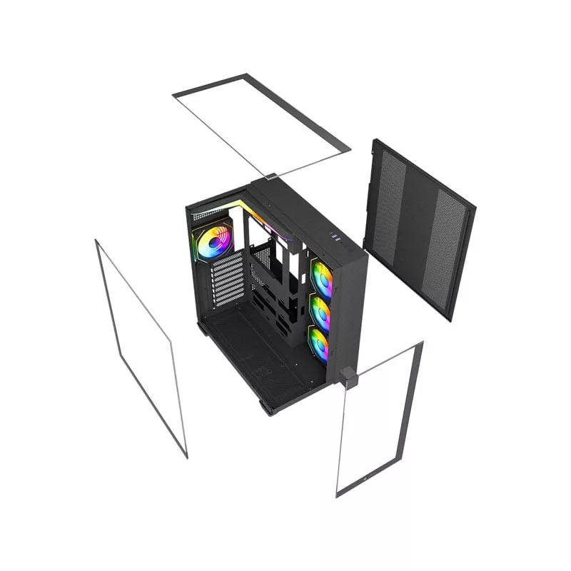کیس کامپیوتر لاجی کی مدل LK-C714B