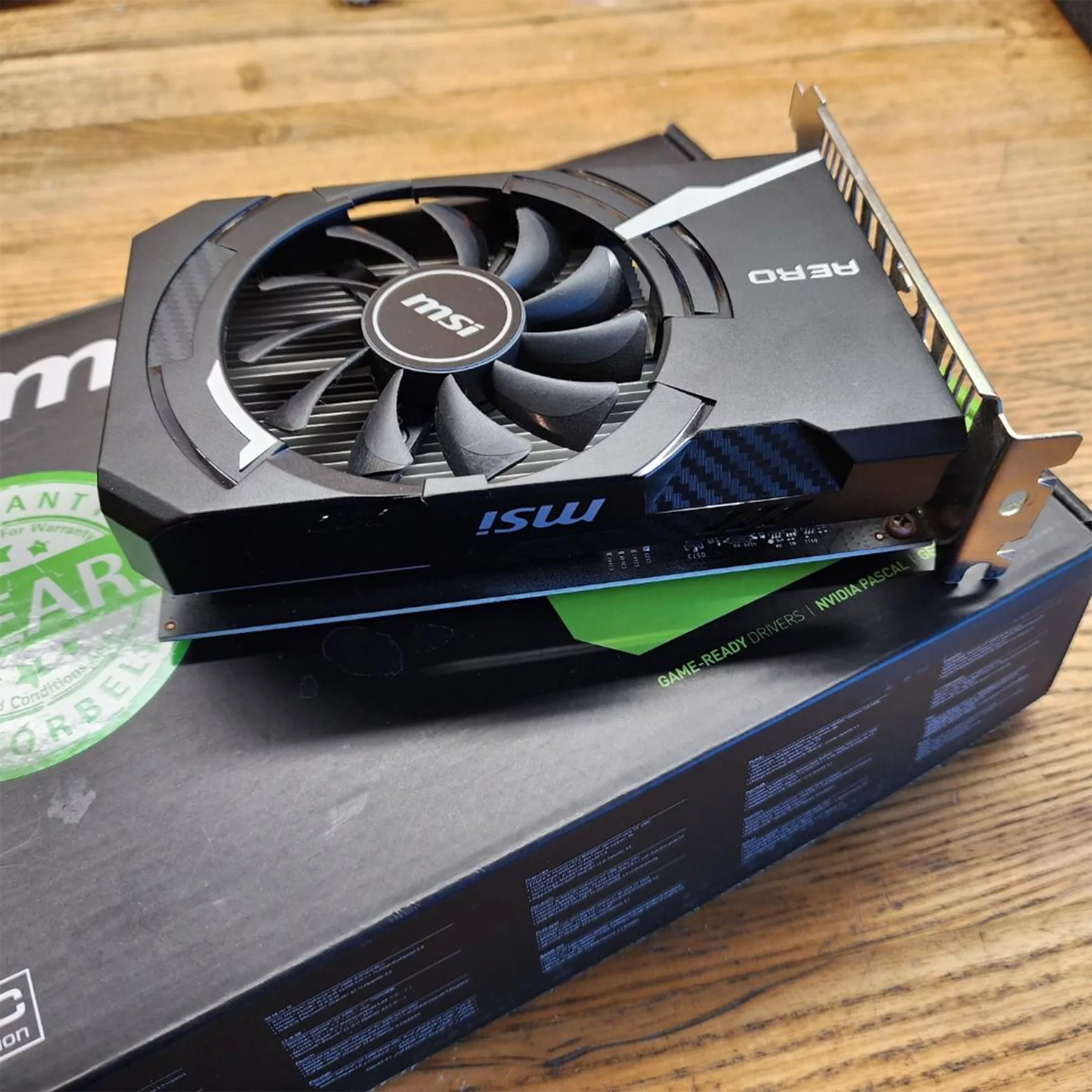 کارت گرافیک ام اس آی مدل GeForce GT 1030 AERO ITX 2G OC