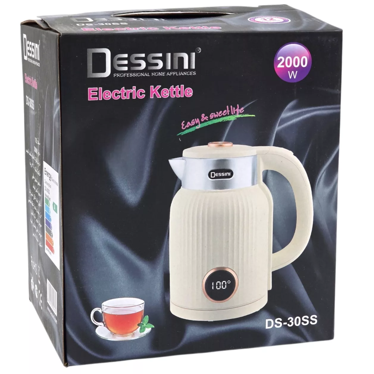 کتری برقی دسینی مدل DS-30SS گنجایش 1.8 لیتر