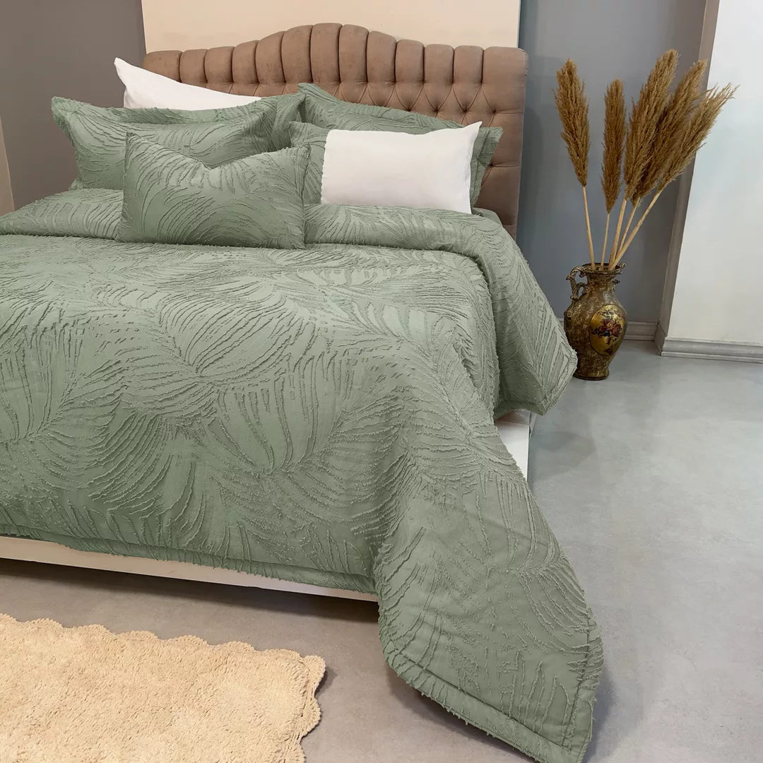 روتختی دو نفره مدل برگ سایز 260x250 سانتیمتر